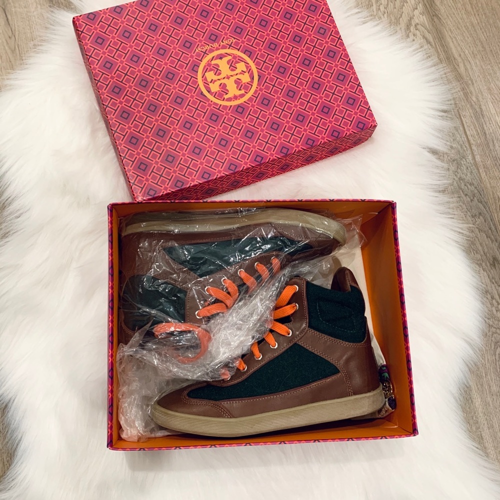 Tory Burch High Top Sneaker - Picture 2 of 6